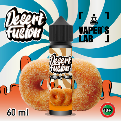 Фото жидкость для вейпа dessert fusion sugary donut 60 ml