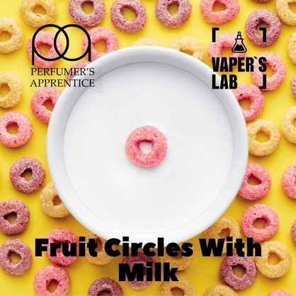 Фото, Відеоогляди на ароматизатор електронних сигарет TPA "Fruit Circles With Milk" (Фруктові кільця в молоці) 