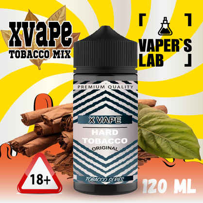 Фото жижа xvape hard tobacco 120 мл