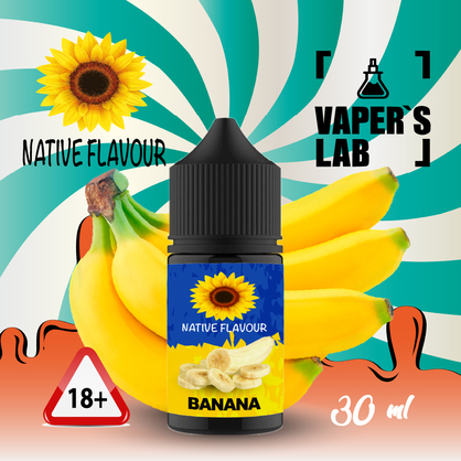 Фото жидкость для под систем native flavour banana 30 ml