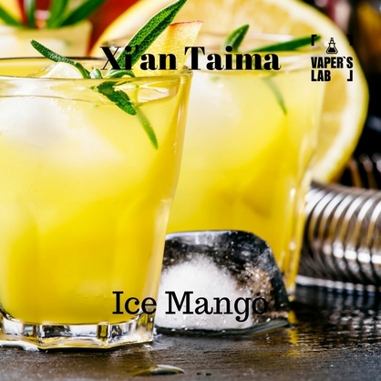 Фото, Відеоогляди на Ароматизатор для самозамісу Xi'an Taima "Ice Mango" (Манго з холодком) 