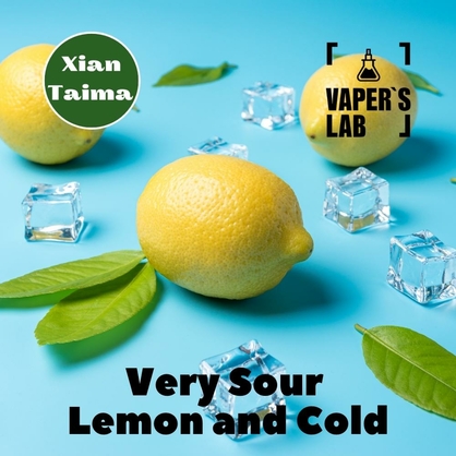 Фото, Відеоогляди на Ароматизатори для рідин Xi'an Taima "Very Sour Lemon and Cold" (Дуже кислий і холодний лимон) 