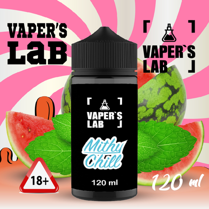 Фото купить жижу для вейпа без никотина vapers lab minty chill 120 ml