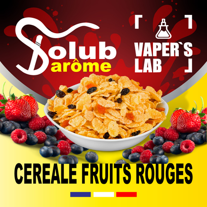 Фото, Видео, Набор для самозамеса Solub Arome "Céréale fruits rouges" (Кукурузные хлопья с ягодами) 