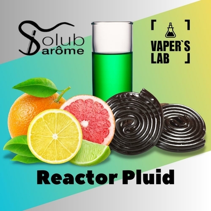 Фото, Видео, Премиум ароматизатор для электронных сигарет Solub Arome "Reactor Pluid" (Абсент лакрица и цитрусы) 