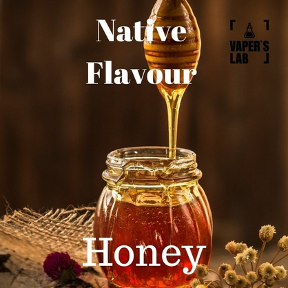 Фото заправка для вейпа дешево native flavour honey 120 ml