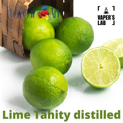 Фото на Ароматизаторы для вейпа FlavourArt Lime Tahity distilled Персидский лайм очищенный