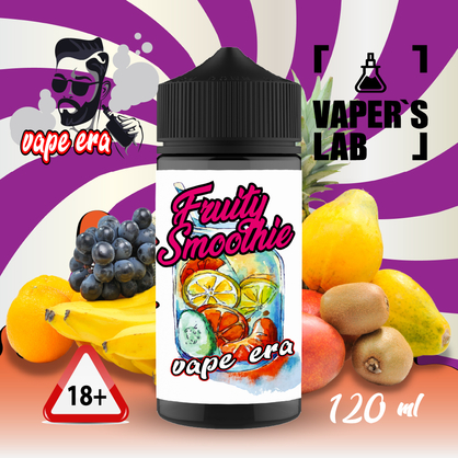 Фото купить жидкость для вейпа без никотина vape era fruit smoothie 120 мл