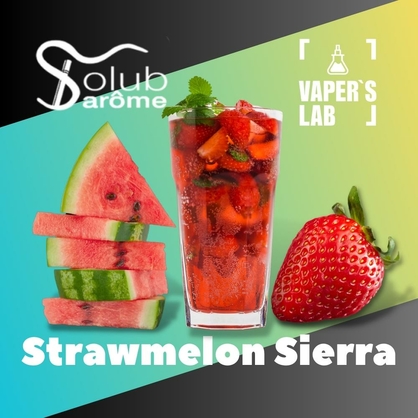 Фото, Відеоогляди на ароматизатор електронних сигарет Solub Arome "Strawmelon Sierra" (Коктейль з кавуном та полуницею) 