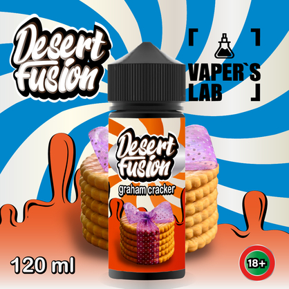 Фото жижи для вейпа dessert fusion graham cracker 120 ml