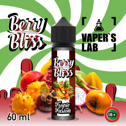 Фото рідини для вейпа berry bliss tropic fusion 60 мл (тропічні фрукти)