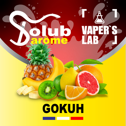 Фото, Видео, Ароматизаторы для жидкостей Solub Arome "Gokuh" (Экзотические фрукты с цитрусами) 