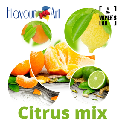 Фото, Відеоогляди на Аромку для вейпа FlavourArt citrus mix