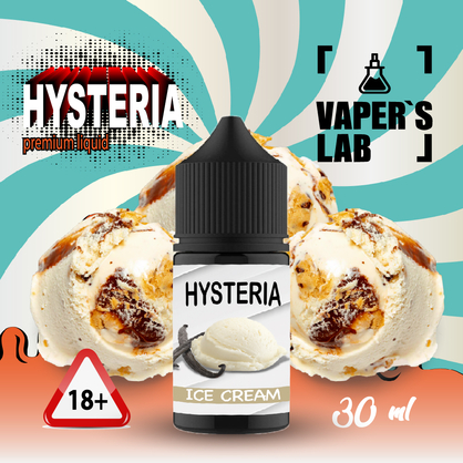 Фото безнікотинова рідина hysteria ice cream 30 ml