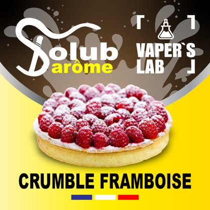 Фото, Відеоогляди на ароматизатор електронних сигарет Solub Arome "Crumble Framboise" (Малиновий пиріг) 