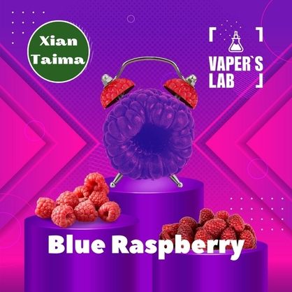 Фото, Відеоогляди на Ароматизатори для сольового нікотину Xi'an Taima "Blue raspberry" (Блакитна малина) 