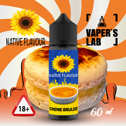 Фото заправка на вейп native flavour creme brulee 60 ml