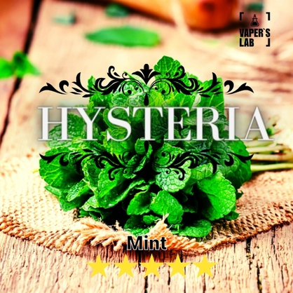 Фото, Видео на жижи для вейпа Hysteria Mint 30 ml