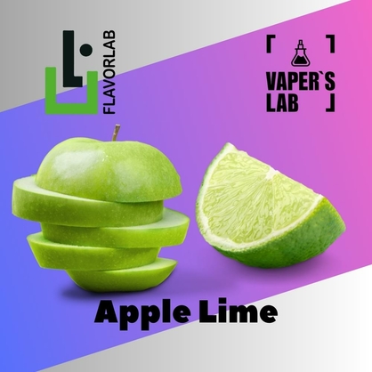 Фото на Ароматизаторы для вейпа Flavor Lab Apple Lime 10 мл