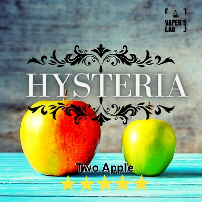 Фото, Відео на жижи для вейпа Hysteria Two Apples 30 ml