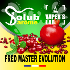 Компоненты для самозамеса Solub Arome Fred master Evolution Гранат и клюква