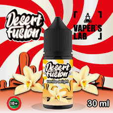 Солевая жидкость Dessert Fusion Salt Vanilla Delight 30 ml