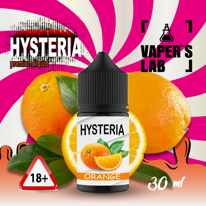 Фото, Видеообзор на жижку Salt Hysteria Salt Orange 30 ml