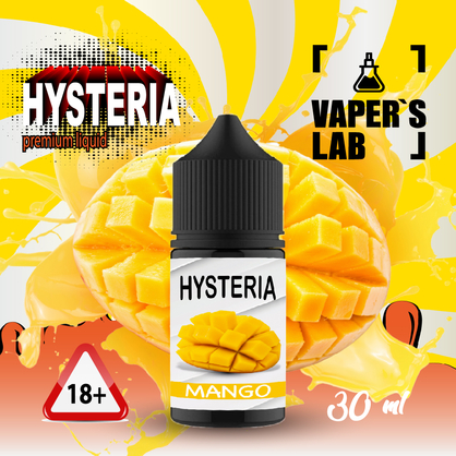 Фото, Видеообзор на жижку Salt Hysteria Salt Mango 30 ml