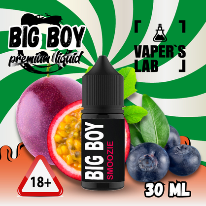 Фото, Видеообзор на жижку Salt BIG BOY Salt Smoozie tropic fruits 30 ml