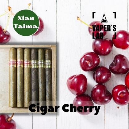 Фото, Видео, Ароматизаторы для вейпа купить украина Xi'an Taima "Cigar Cherry" (Сигара с вишней) 