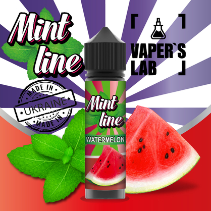 Фото жидкости для вейпа mint watermelon 60 ml