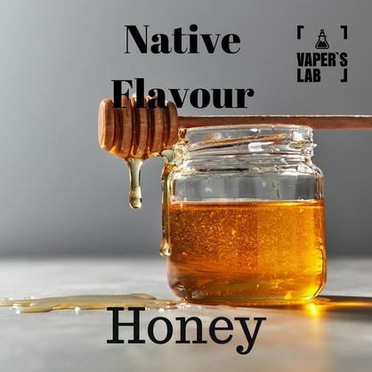 Фото рідина для електронних сигарет із нікотином native flavour honey 120ml