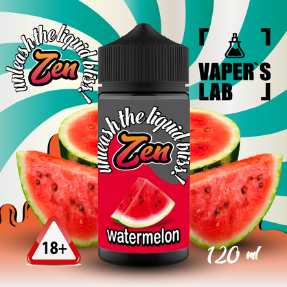 Фото жижи для вейпа zen watermelon