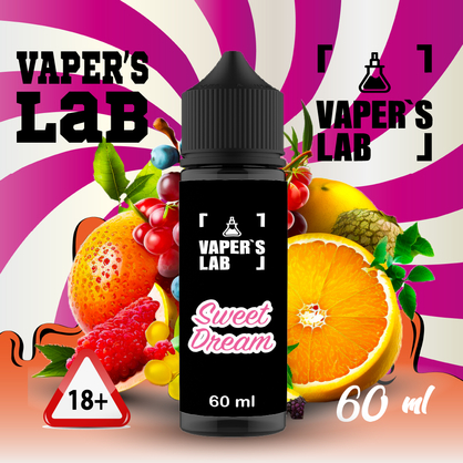 Фото, Видео на Заправки до вейпа Vapers Lab Sweet dream 60 ml