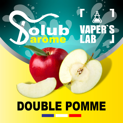 Фото, Відеоогляди на Ароматизатори для вейпа Solub Arome "Double pomme" (Червоне та зелене яблуко) 