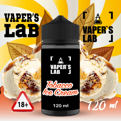 Фото заправка для вейпа vapers lab tobacco ice cream 120 ml