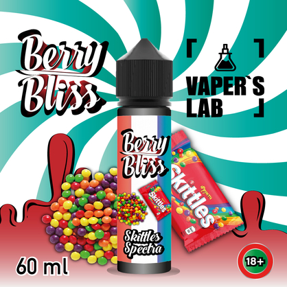 Фото жидкости для вейпа berry bliss skittles spectra 60 мл (конфеты скитлс)