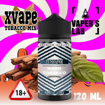 Фото жижа xvape hard tobacco 120 мл