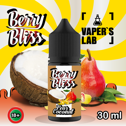 Фото солевая жидкость berry bliss pear coconut 30 мл