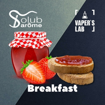 Фото, Відеоогляди на Преміум ароматизатор для електронних сигарет Solub Arome "Breakfast" (Крутон із джемом) 