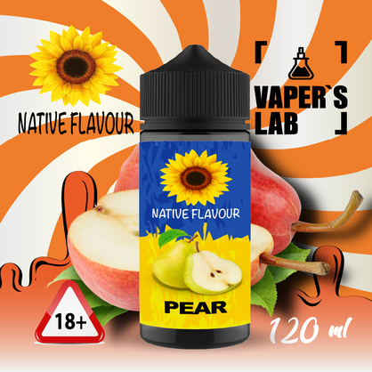 Фото купить заправку для вейпа без никотина native flavour pear 120 ml