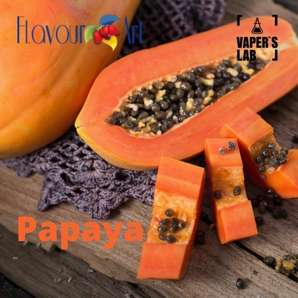 Фото на Аромки для вейпа для вейпа FlavourArt Papaya Папайя