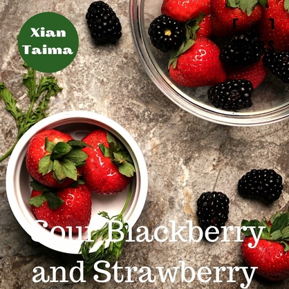 Фото, Видео, Натуральные ароматизаторы для вейпа  Xi'an Taima "Sour Blackberry and Strawberry" (Кислая ежевика и клубника) 