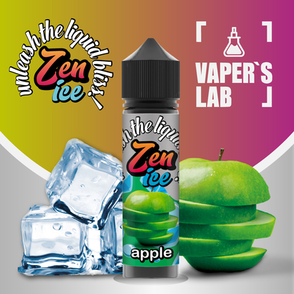 Фото рідини для електронних сигарет zen ice apple