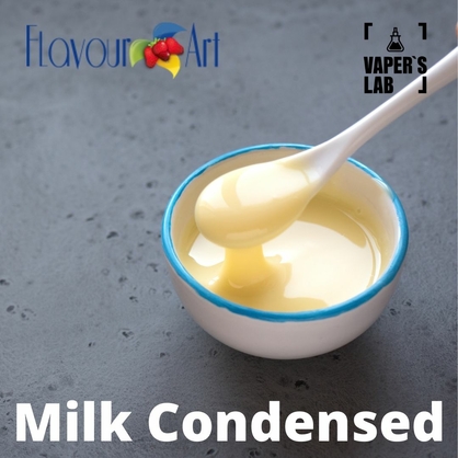 Фото на Aroma для вейпа FlavourArt Milk Condensed Сгущенное молоко