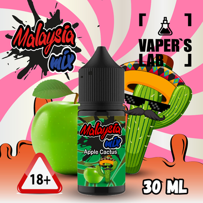 Фото солевая жидкость malaysian mix salt apple cactus 30 ml