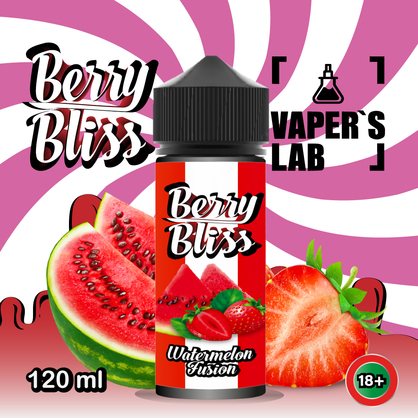 Фото рідини для вейпа berry bliss watermelon fusion  (кавун з ягодам)