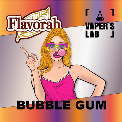 Фото на аромку Flavorah Bubble Gum Жевательная резинка