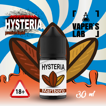 Фото, Відеоогляди на Жижу Salt Hysteria Salt Marlboro 30 ml