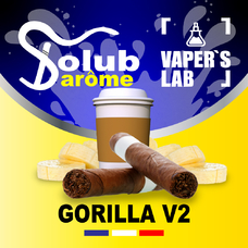 Ароматизатори для вейпа Solub Arome Gorilla V2 Банан какао та тютюн